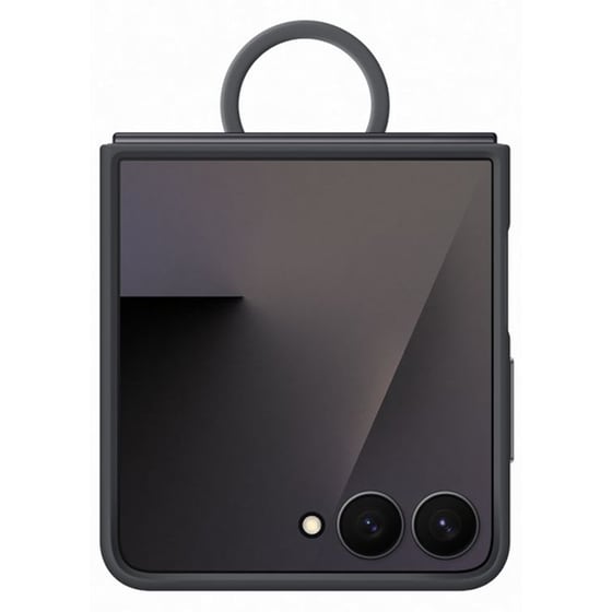 Θήκη Samsung Galaxy Z Flip7 - Samsung Ring Silicone Case - Black image 0