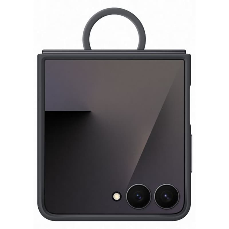 Θήκη Samsung Galaxy Z Flip7 - Samsung Ring Silicone Case - Black