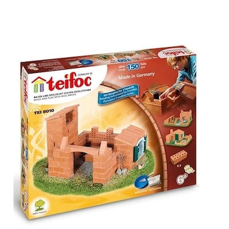 Teifoc Κατασκευή-χτίσιμο Με Πραγματικά Τουβλάκια – 8010