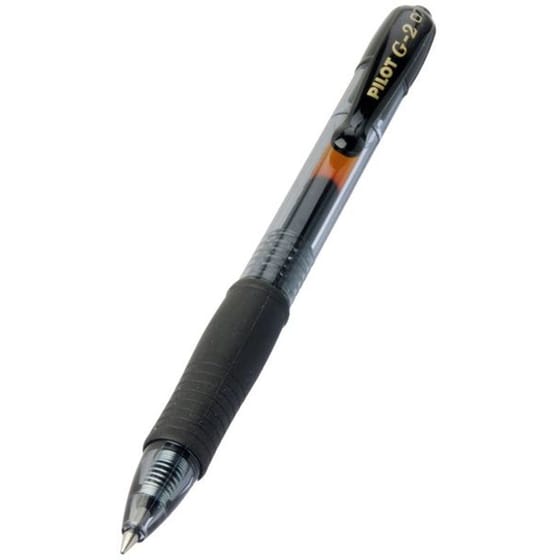 Στυλό Roller Pilot G-2 0.7 mm Μαύρο (2 Τεμάχια) image 2