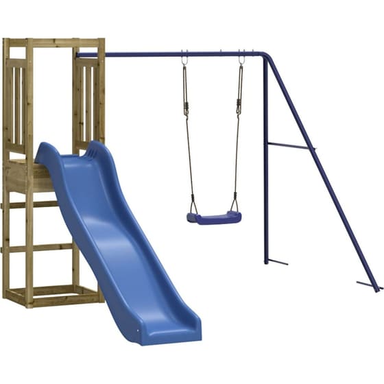 VidaXL Παιδική Χαρά Εξωτερικού Χώρου από Εμποτισμένο Ξύλο Πεύκου image 0