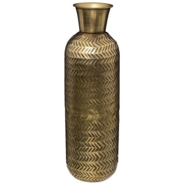 Διακοσμητικό Βάζο Spitishop Μεταλλικό 15x45 cm - Χρυσό