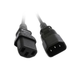 Iec C7 Power Cable 2m Black, Euro Plug To Figure 8 Power Cord For Samsung  Philips Lg Sony Tv, Ps4, Pc Monitor, Dvd Tw