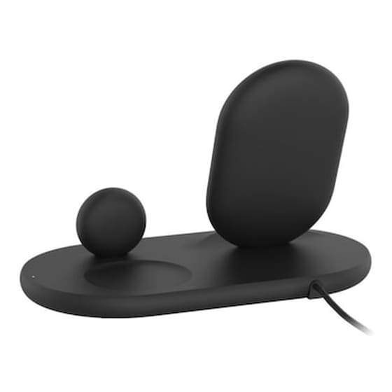 Belkin 3-in-1 Wirel. Charger For Apple Watch/iphone, Black image 1