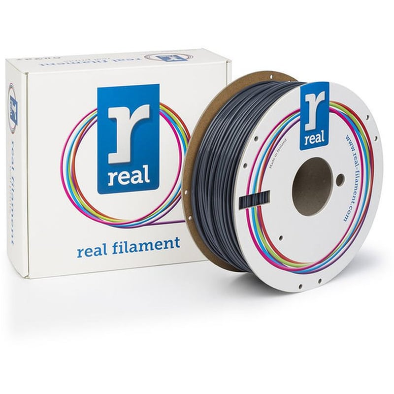 Real PLA 3D Printer Filament - Gray - Spool Of 1kg - 2.85mm