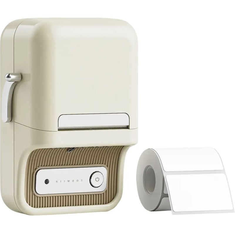 NIIMBOT B21 PRO Μονόχρωμος Εκτυπωτής Thermal Ετικετών με Bluetooth - Cream White