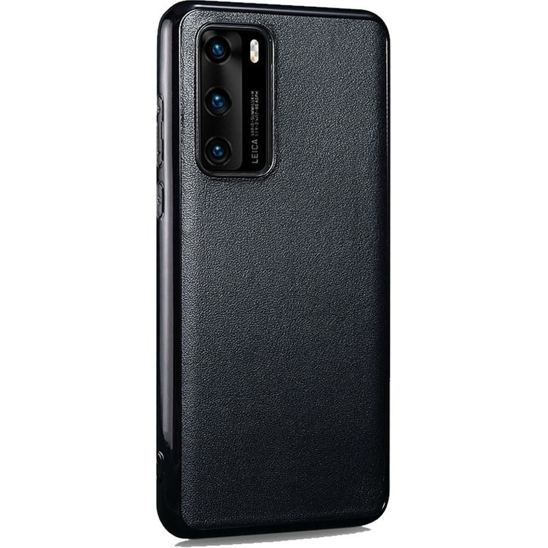ICARER Θήκη Huawei P40 - Icarer Back Cover Grained Series - Deep Space Black