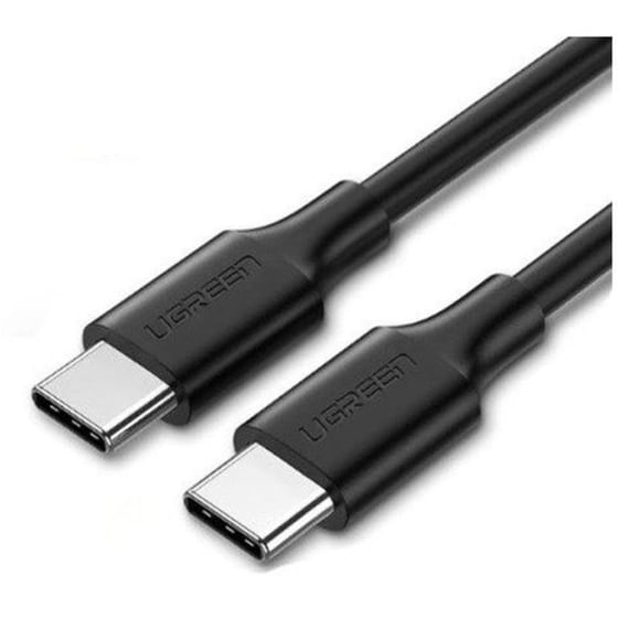 Καλώδιο Φόρτισης Ugreen US286 USB-C Male σε USB-C Male 1m - Μαύρο image 0