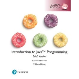 Introduction to Java Programming, Brief Version, Global Edition