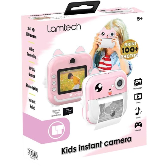 Instant Camera Lamtech Kid Bluetooth - Ροζ image 4