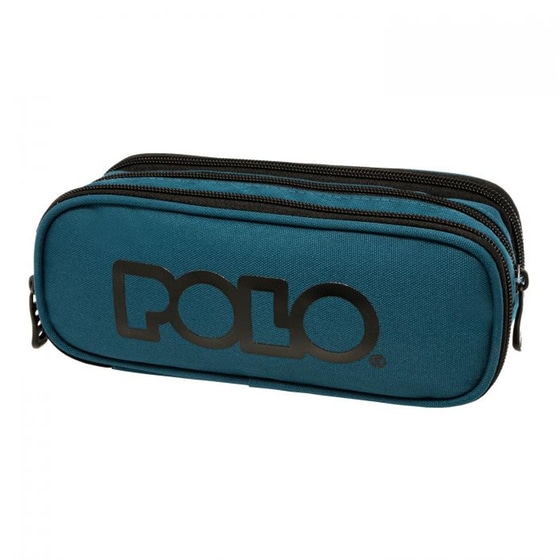 Κασετίνα Οβάλ Polo Triple Μπλέ image 0
