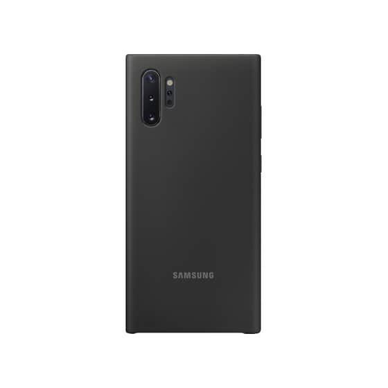 Θήκη Samsung Galaxy Note 10+ Silicon Cover Μαύρο image 0