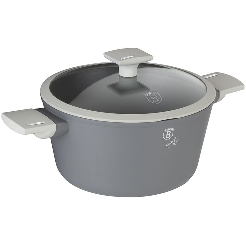 Κατσαρόλα BERLINGER HAUS BH-8260 24 cm 4.1 L Γκρι