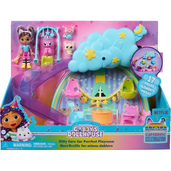 Spin Master: Gabby's Dollhouse - Gabby's Kitty Care Ear Purrfect Playroom (6071538) image 0