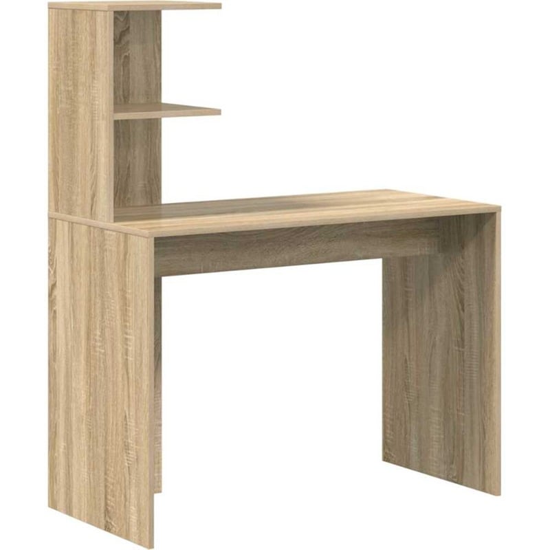 Γραφείο VidaXL από Επεξεργασμένο Ξύλο 102x50x124 cm - Sonoma Δρυς