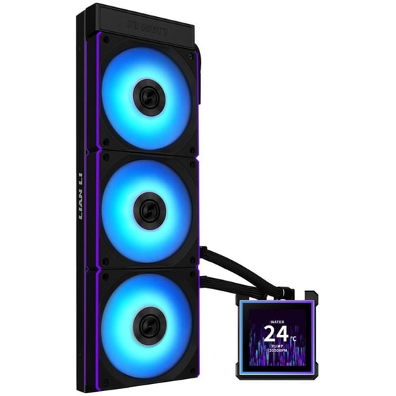 Lian Li HydroShift II Υδρόψυξη AIO CPU με 3 Ανεμιστήρες 120mm και RGB Φωτισμό image 1