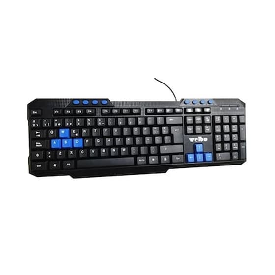 Weibo WB-536 Ενσύρματο Πληκτρολόγιο (US) image 0