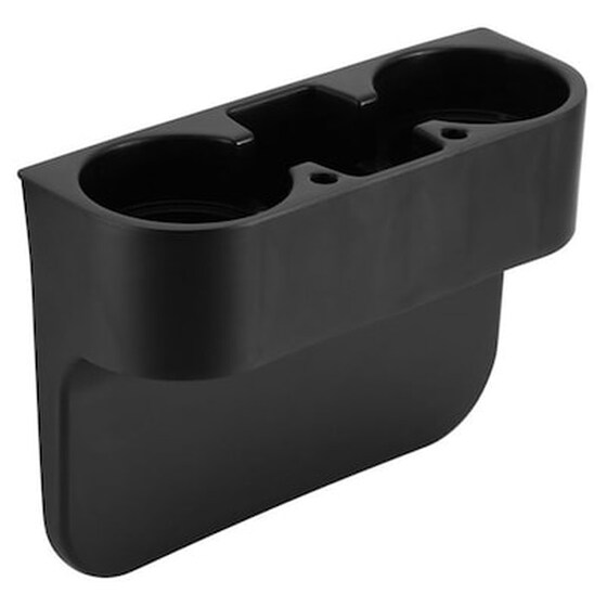 Βάση Με Διπλή Ποτηροθήκη Για Το Αυτοκίνητο - Car Valet - 4607 - Μαύρο - Οεμ image 0