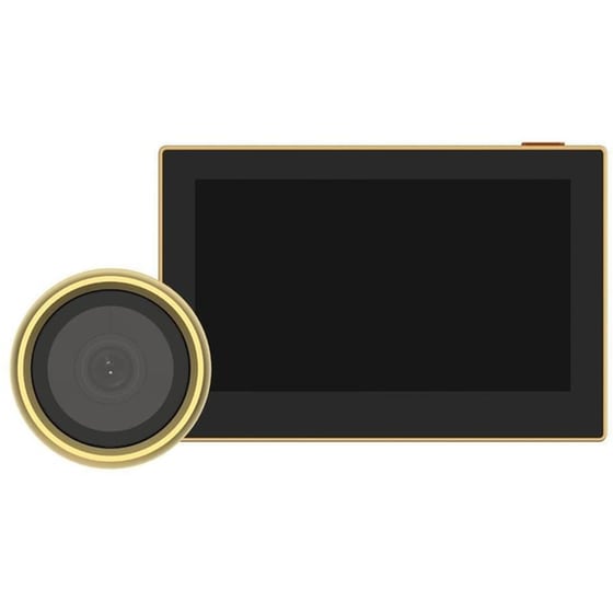 Ezviz HP2 ασύρματο ματάκι πόρτας με κάμερα - Χρυσό image 0