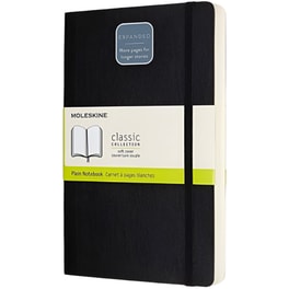 Σημειωματάριο Moleskine Plain Large Μαύρο (1 Τεμάχιο)