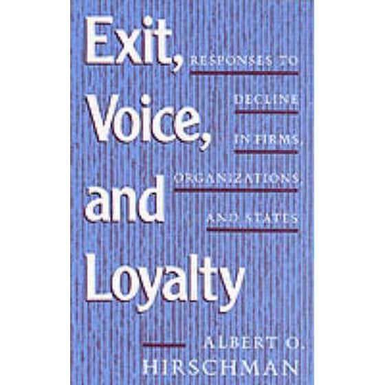 Exit, Voice, and Loyalty image 0
