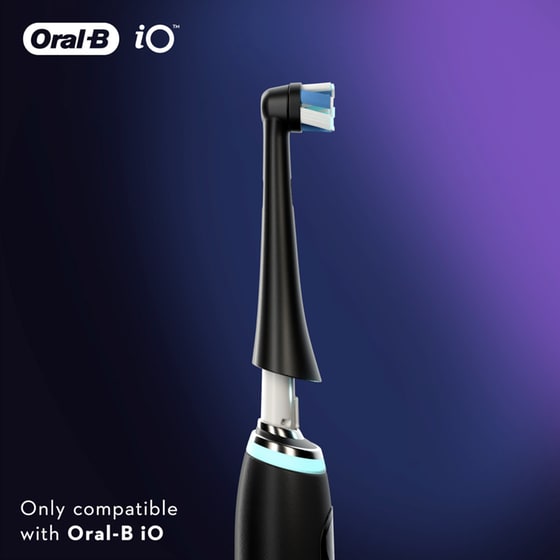 Ανταλλακτικές Κεφαλές ORAL-B iO ULTIMATE CLEAN 4 Τμχ για Ηλεκτρική Οδοντόβουρτσα Μαύρο image 5