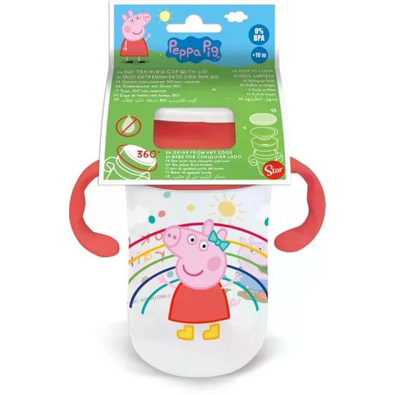 Παγούρι Εκπαιδευτικό Stor Peppa Little Pig 395ml image 1