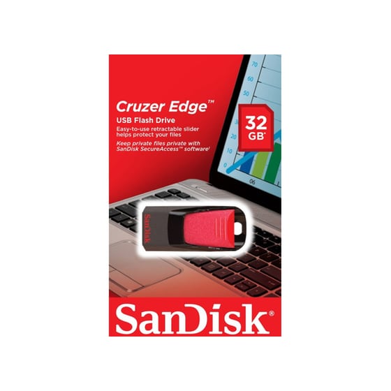 USB stick SanDisk Cruzer Edge 32GB 2.0 Μαύρο image 4