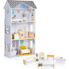 Ecotoys Ξύλινο Παιδικό Κουκλόσπιτο Grace