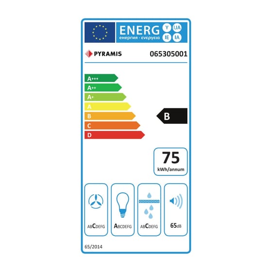 PYRAMIS Turbo EF 065305001 51.4cm Inox Απορροφητήρας Μηχανισμός Απορρόφησης image 2