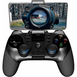 Ipega 9156 Gamepad Ασύρματο για PC, Android & iOS με Υποστήριξη Βάσης για Κινητό Μαύρο