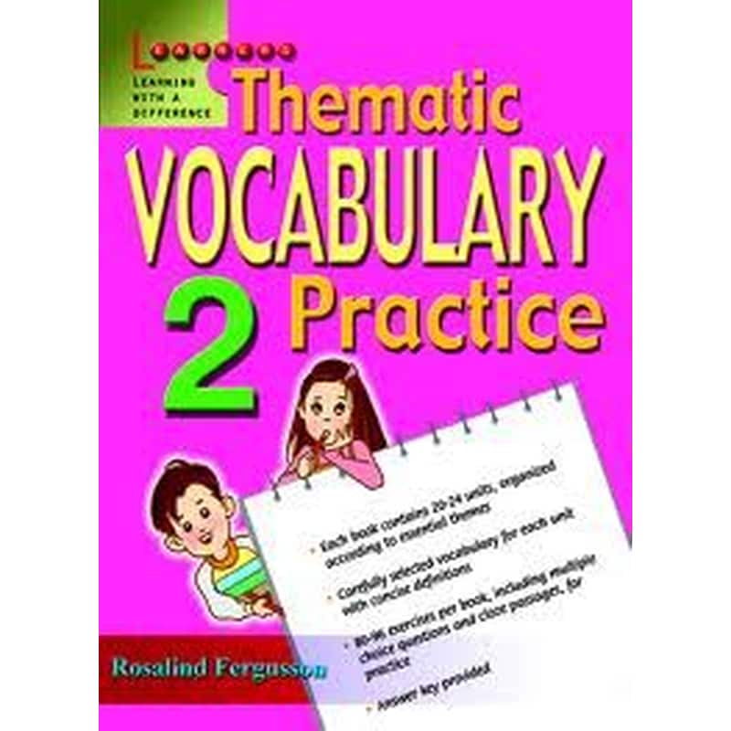 Thematic Vocabulary Practice 2 Pb