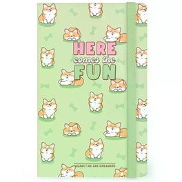 Σημειωματάριο Legami Ριγέ Medium Corgi