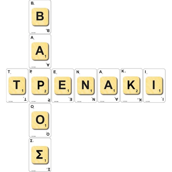 Scrabble Κάρτες Επιτραπέζιο (Desyllas Games) image 1