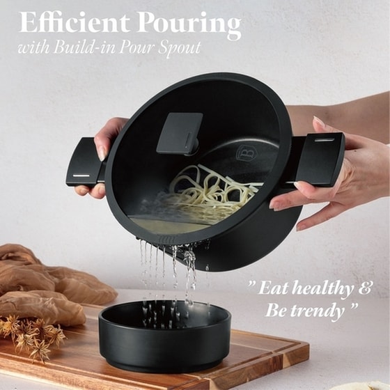 Κατσαρόλα BERLINGER HAUS BH8189 28 cm Μαύρο image 2