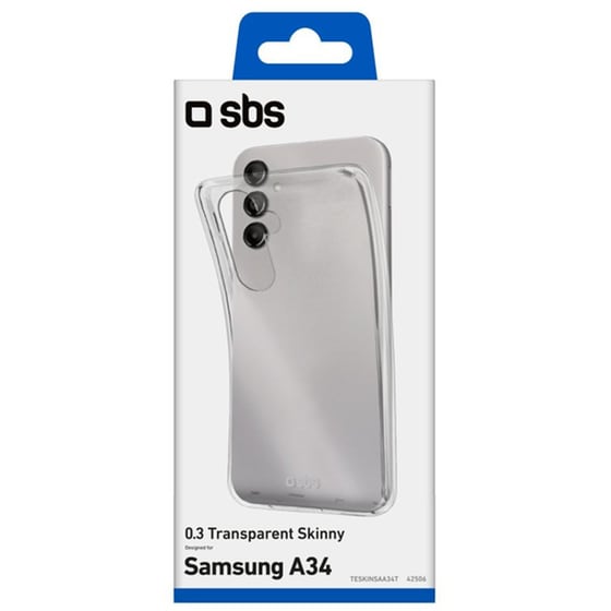 Θήκη Samsung Galaxy A34 5G - Sbs Skinny Cover - Transparent image 1