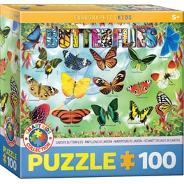 Παιδικό Παζλ Eurographics Garden Butterflies (100 Κομμάτια)