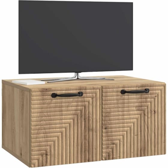 Επιτοίχιο Έπιπλο Τηλεόρασης VidaXL - Artisan Δρυς image 1