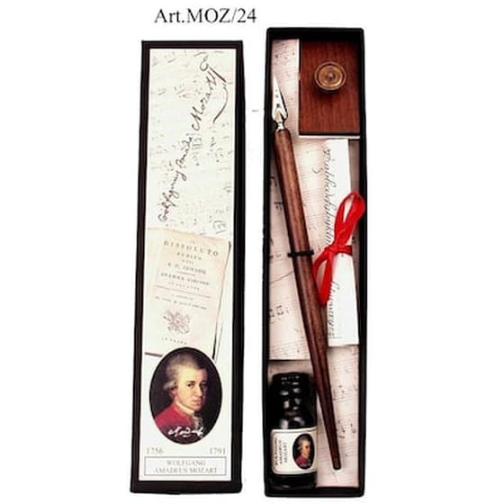 Πένα Κονδυλοφόρος Με Μελάνι Στυλ Αντίκα Francesco Rubinato Moz/24 image 0