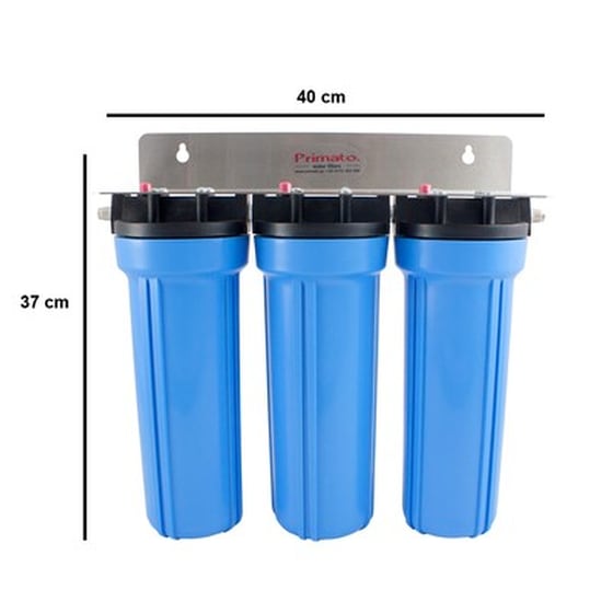 Αμερικάνικο Τριπλό Φίλτρο Νερού Κάτω Πάγκου Με 2 Ενεργούς Άνθρακες Made In Usa Primato Usa3gb14 image 2