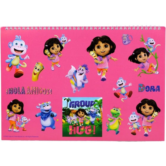 Μπλοκ Ζωγραφικής Gim A4 40Φ Dora The Explorer image 1
