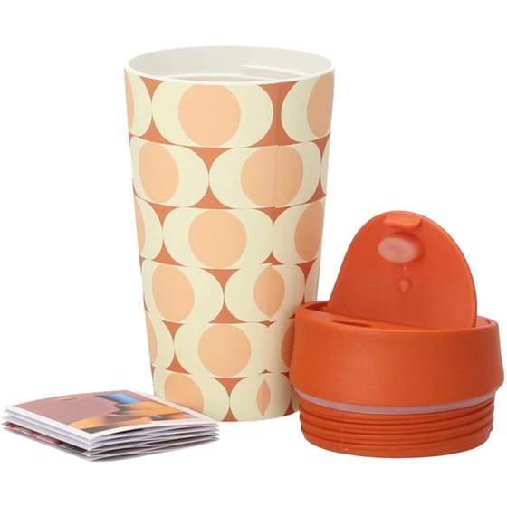 Ποτήρι Chic Mic Retro από Ζάχαρη Φυτού 420ml - Μπεζ image 1