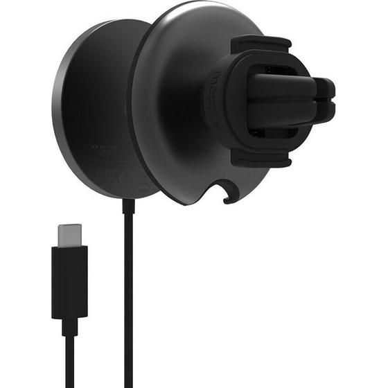 Ασύρματος Φορτιστής Mophie Snap Plus Vent Mount MagSafe 15W USB-C - Black image 7