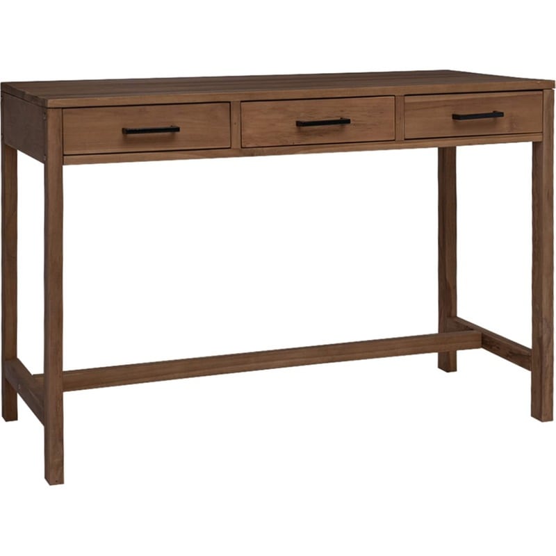 Γραφείο VidaXL με Συρτάρια από Μασίφ Ξύλο Teak 110x50x75 cm - Φυσικό