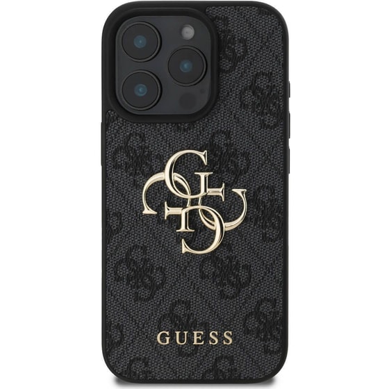 Θήκη Apple iPhone 16 Pro Max Guess 4g Big Logo Back Cover  - Μαύρο image 1