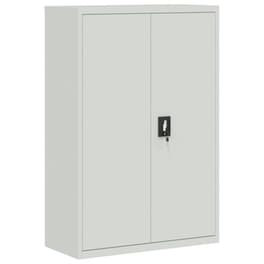 Ντουλάπι Γραφείου VidaXL από Ατσάλι 90x40x140 cm - Γκρι
