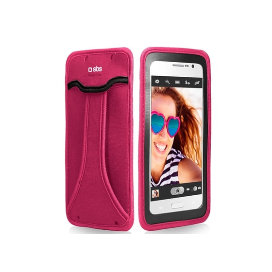Θήκη Universal 5" - SBS Handy Case TEHANDYXLP Ροζ image 0