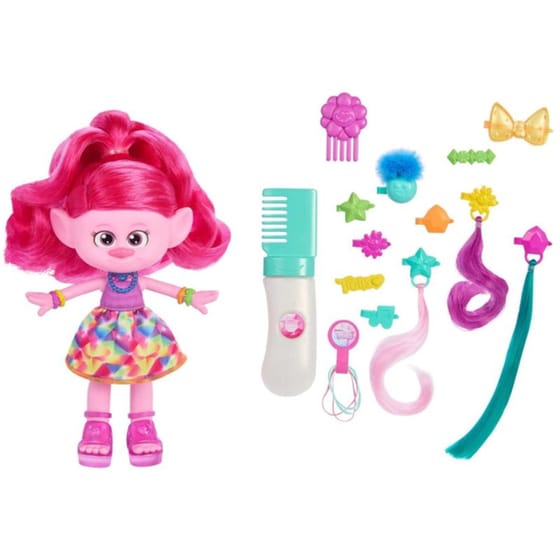 Κούκλα Mattel Trolls 3 Band Together Ευχούληδες - Βασίλισσα Πόπη (HNF25) image 1