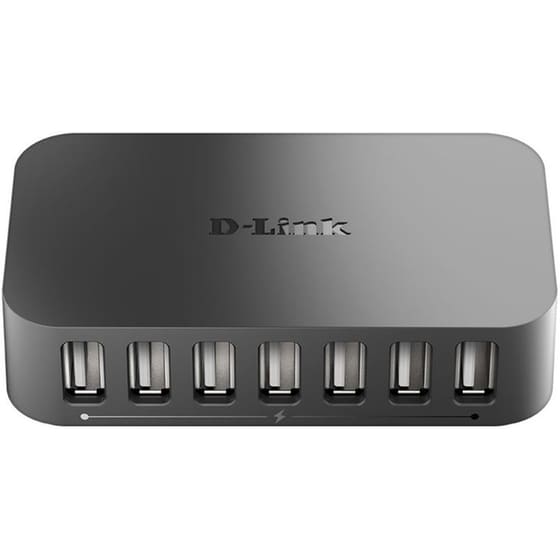 D-Link DUB-H7 USB Hub 7 σε 1 USB-A - Μαύρο image 0