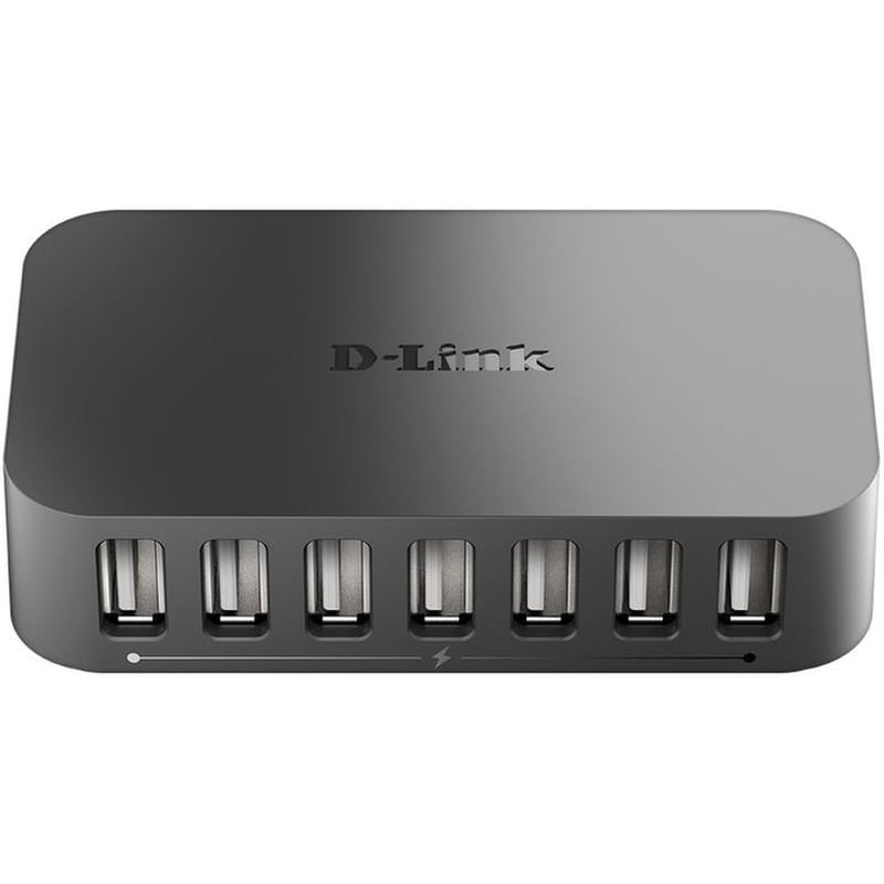 D-Link DUB-H7 USB Hub 7 σε 1 USB-A - Μαύρο